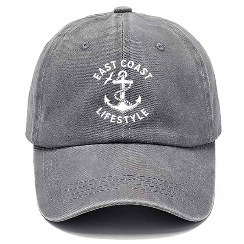Nautical Anchor & Seagull Baseball Cap - Coastal Beach Hat Suitable for Summer Vacations, Outdoor Activities, Back-to, Graduation Gifts, Casual Cap for with Nautical