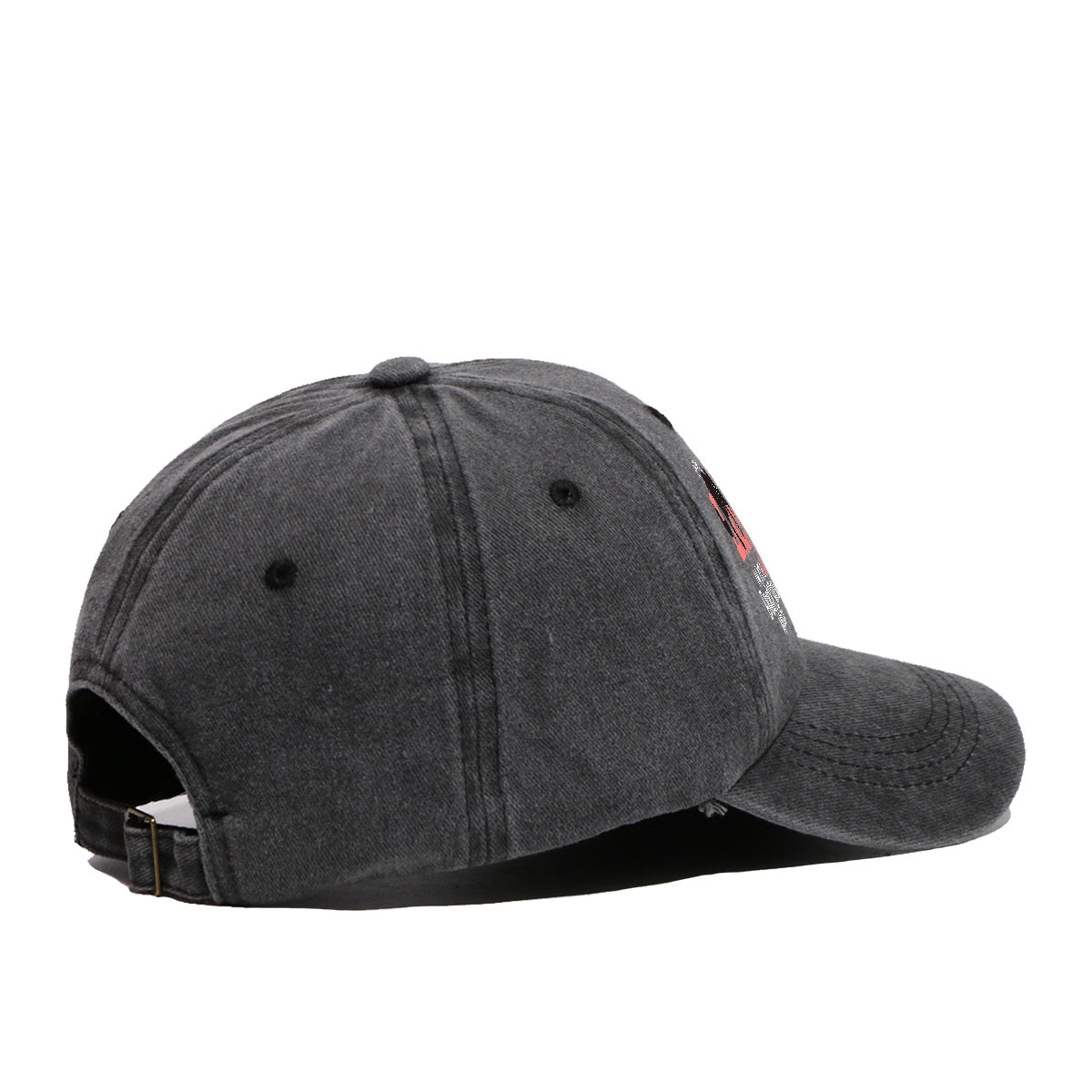 1pc "LAZY" Letter Print Baseball Cap with Lazy Black Cat Print, Fashionable Casual Duckbill Cap, Unisex Adjustable Street Style Sun Hat, for Daily Outings, Café Lounging, Weekend Lounging, Friend Gatherings, Daily Wear, Shopping, Park Strolls
