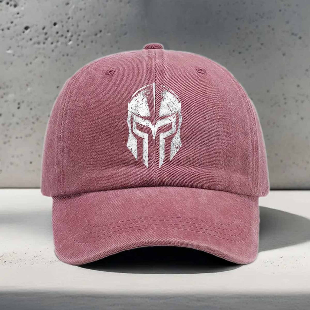 Women'S Baseball Cap, Spartan Warrior Element Pattern, Conveying The Concept of Power And Courage, Classic Retro, Street Trendy, Unisex Duckbill Hat, Suitable for Ancient Greek Theme Parties, Historical Cultural Events, Daily Outing Outdoor Sports
