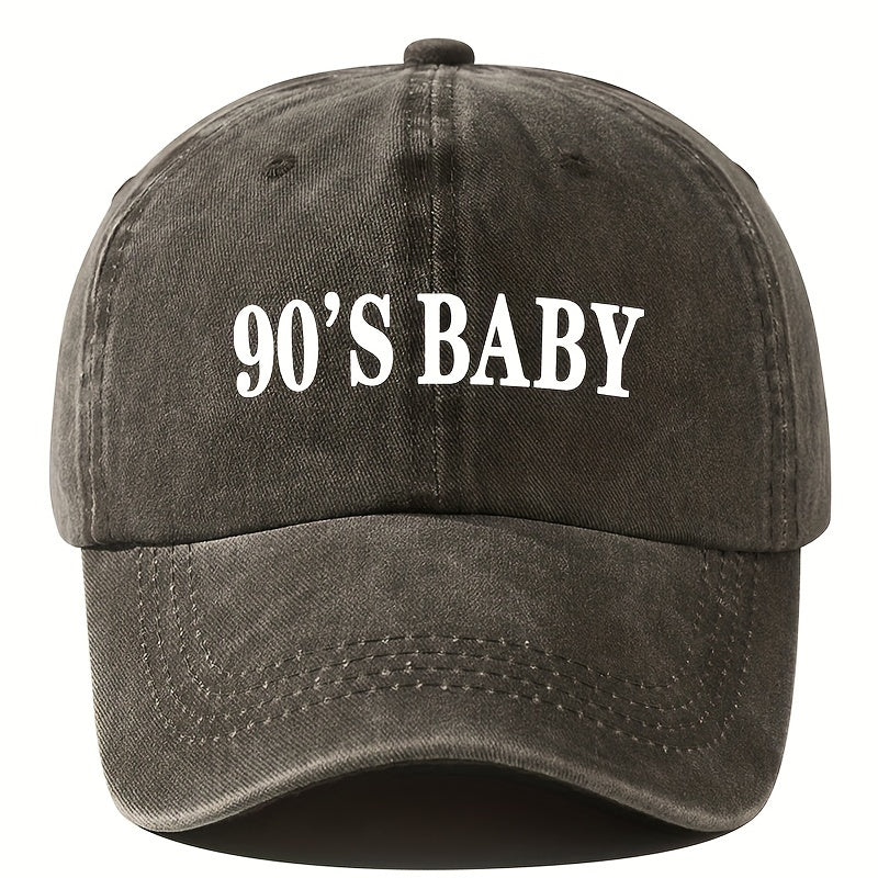 Men's Baseball Cap Outdoor Travel Fishing Hat Mountaineering Hat Retro Washed Sports Duckbill Cap Curved Brim Hat Adjustable High Quality Dad's Truck Hat