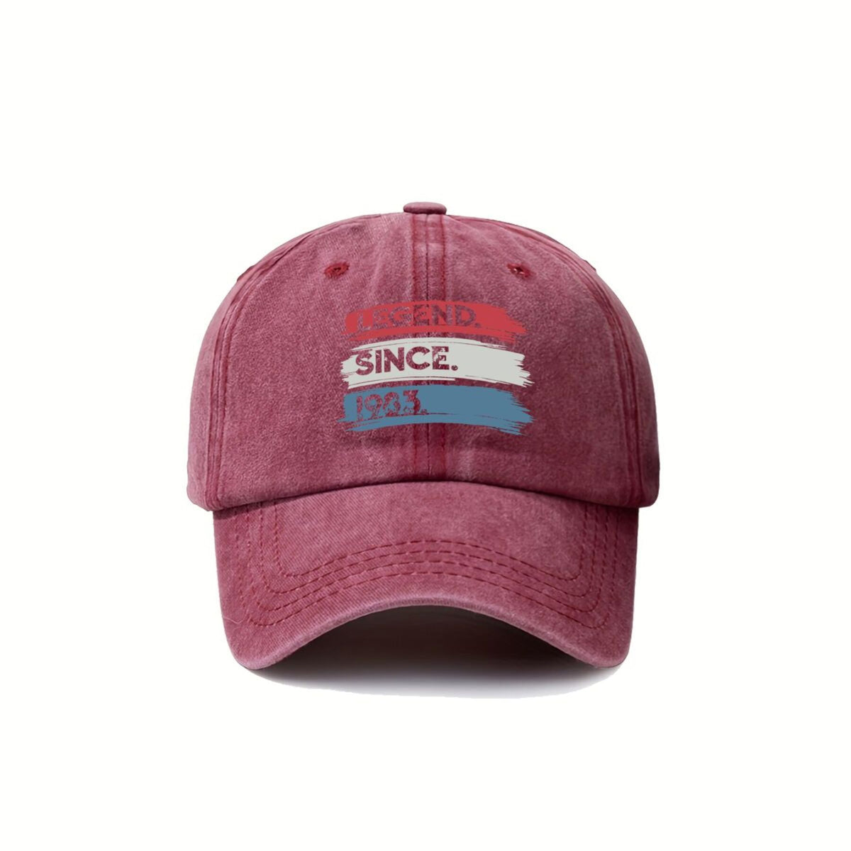 Legend Since 1983 Retro Badge Outdoor Adventure Printed Baseball Cap Men's Breathable Universal Cap Summer Sun Trucker Hat