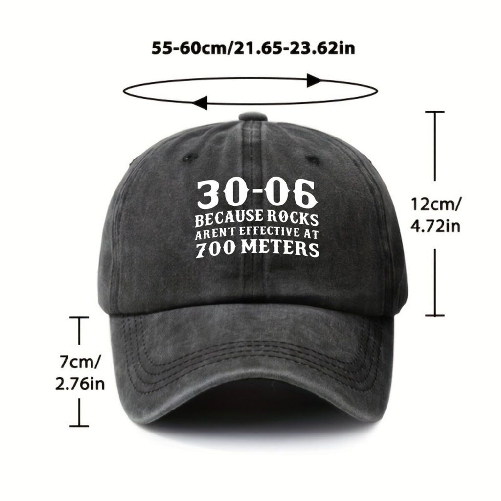 30-06 Because Roses Aren'T Effective at 700 Meters Made of Suitable Material for 2026 New Vintage Duckbill Cap Washed Baseball Cap Men'S Printed Outdoor Fashion Hat Unisex