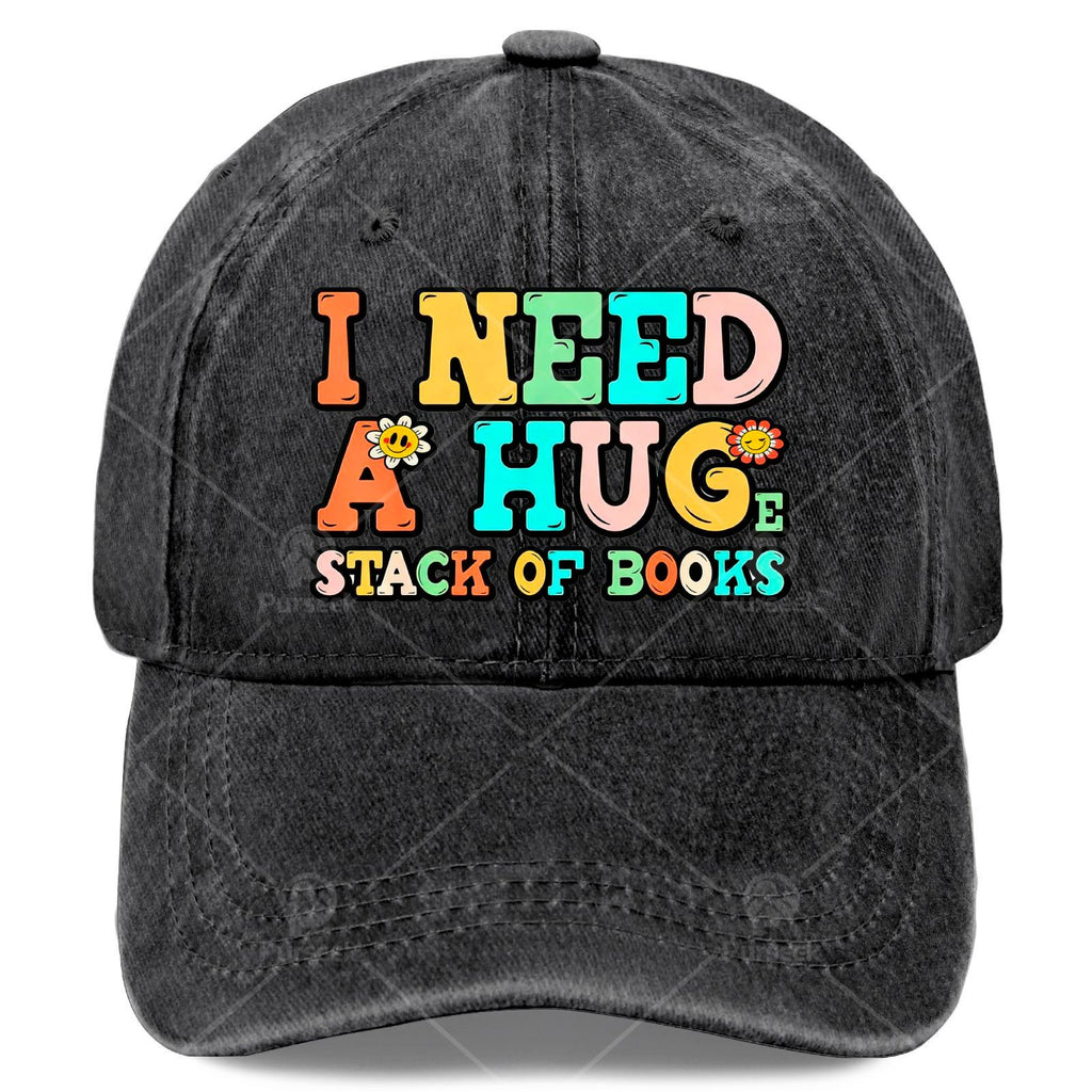 Vintage Bookworm Baseball Cap - Full Book Print Design, Suitable for Reading Enthusiasts, As a Christmas Gift, for Book-Themed Events, And for Everyday Casual Wear. Unisex Design, with a Round Top And Flat Brim