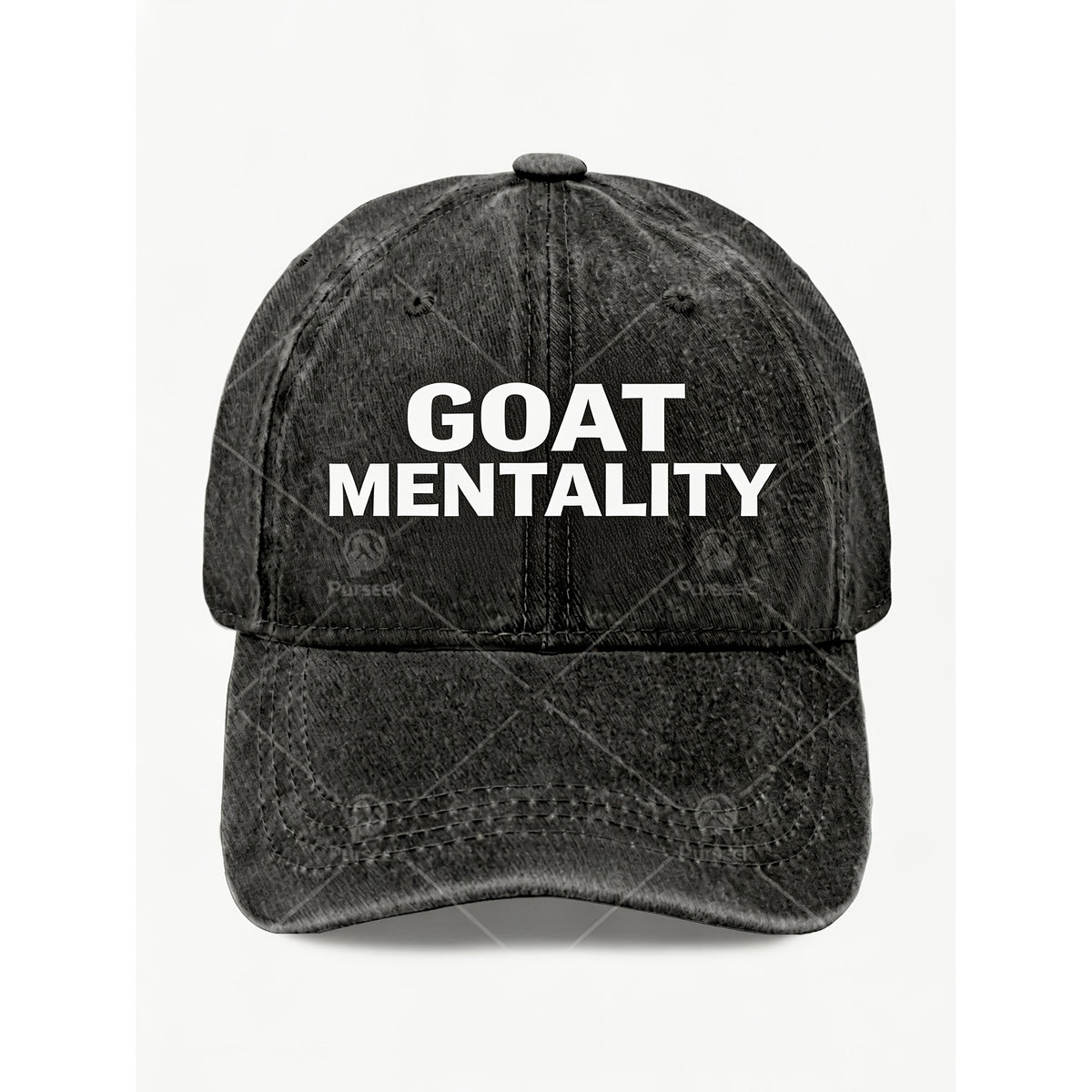 GOAT Mentality Motivational Quote Hat for Men Women Vintage Street Style Casual Baseball Cap Anniversary Gift
