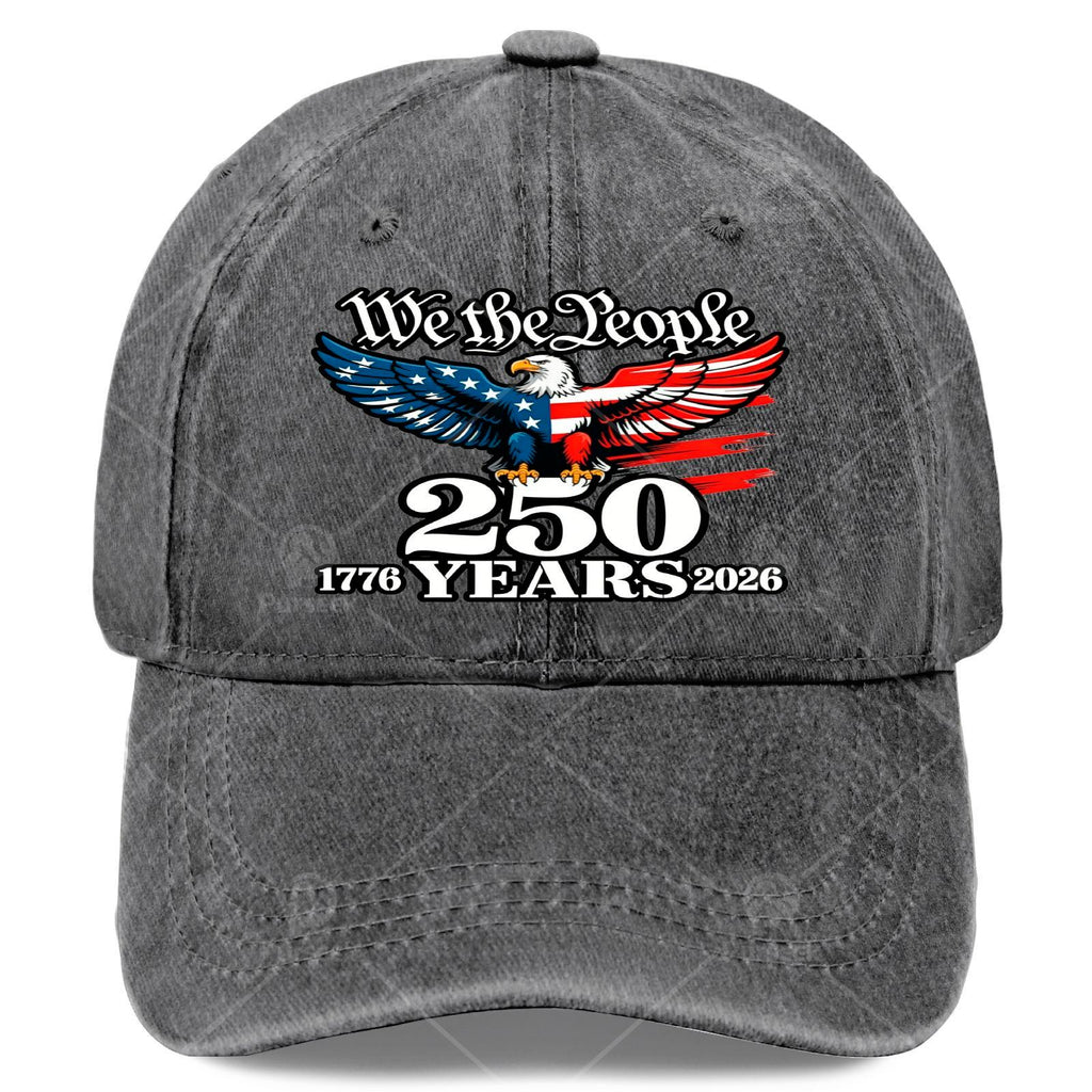 Men' & Women' 250th Anniversary Baseball Shirt (1776-2026) - Fourth of July Commemorative Pullover, Washed Retro Style Suitable for July 4th, Machine Washable History Apparel