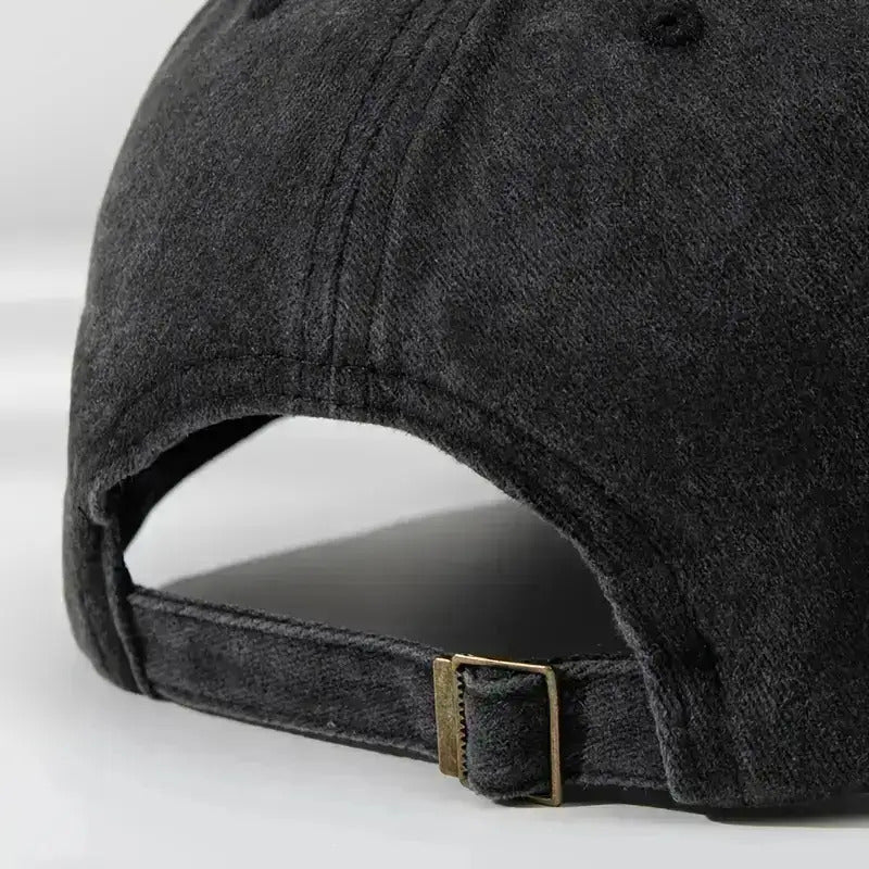 1 Washed Cycling Cap, Men's Outdoor Windproof Hood, Women's Washed Cap, Breathable Baseball Cap, Lightweight and Breathable Outdoor Hat, Adjustable Head Circumference, Curved Brim Design, Birthday Gift, All-Seasons Style