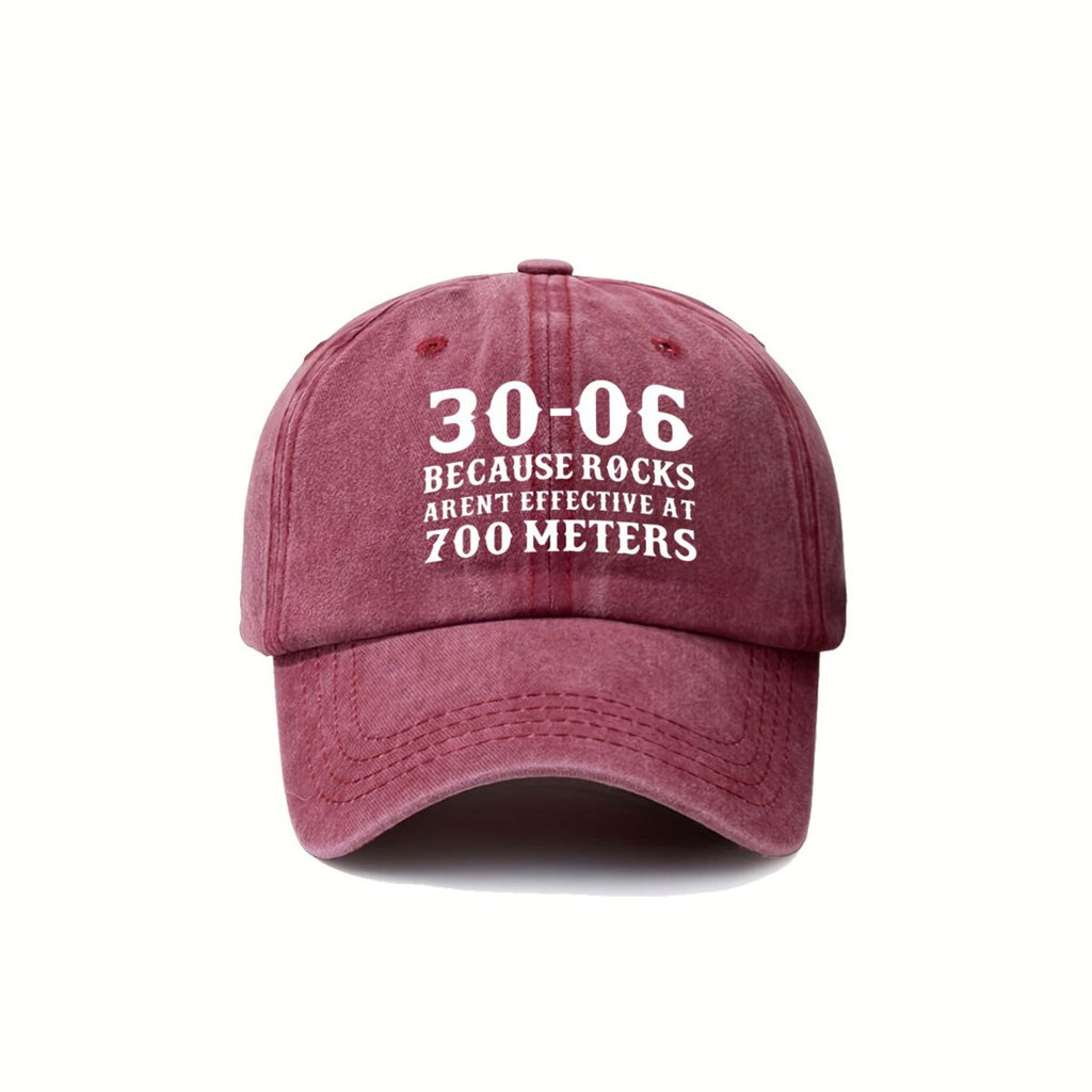 30-06 Because Roses Aren'T Effective at 700 Meters Made of Suitable Material for 2026 New Vintage Duckbill Cap Washed Baseball Cap Men'S Printed Outdoor Fashion Hat Unisex