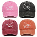Women'S Adjustable Baseball Cap with a Cartoon Theme, Suitable for Outdoor Wear And Birthdays, Featuring a Hand-Washable Design