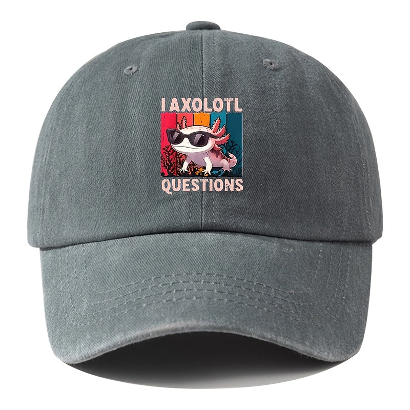 A Unisex Men's Baseball Cap with Cartoon Print, Adjustable, Fashionable, and Versatile. Suitable for Outdoor Activities Such as Camping, Hiking, and Fishing