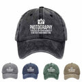 Photography Baseball Cap with White Camera Design - Lightweight Breathable Hat for Travel, Outdoor Photography, and Enthusiasts - Black/Blue/Green/Beige - Perfect Gift, Outdoor Photography Gear, Durable Construction, Travel Accessory