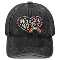 Inclusion Matters Special Education Teacher SPED Autism Baseball Hat Unisex