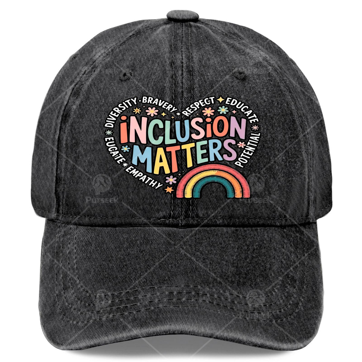 Inclusion Matters Special Education Teacher SPED Autism Baseball Hat Unisex