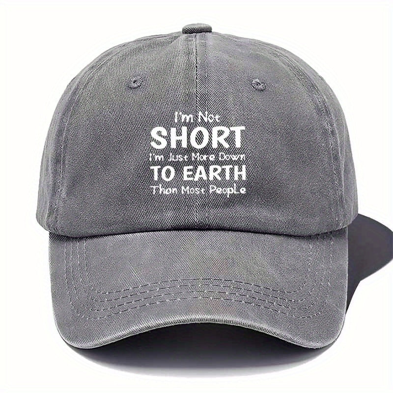 Women'S Baseball Cap | Adjustable Strap, Humorous and Sarcastic Text Design, Lightweight for Daily and Special Occasions, Black/Grey/Blue/Green, Unisex Casual Outdoor Hat, Event Accessory, Printed Pattern, Hand Wash
