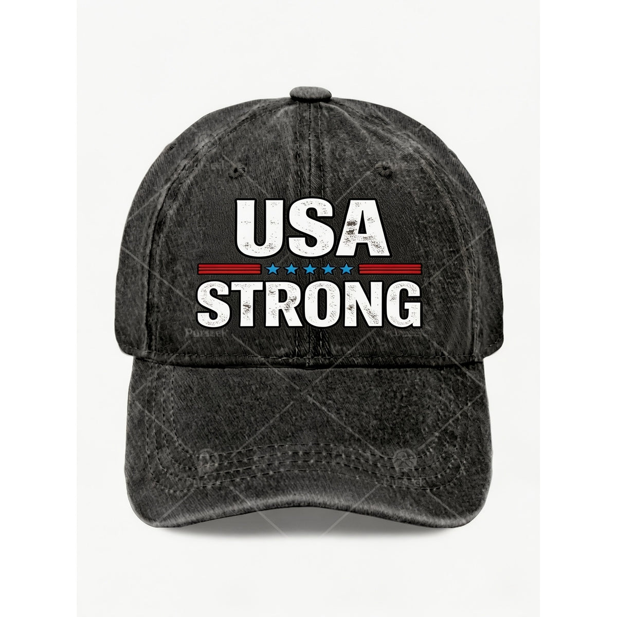 Men' & Women' Vintage Motivational Baseball Cap with Strong Text Print - Adjustable Pull-String Hat, Machine Washable Retro Suitable for Casual Streetwear, Gym, Office, Anniversary Gifts