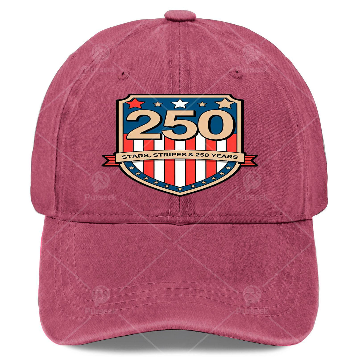 250 Years Usas Flag American 250Th Anniversary Patriotics Baseball Hat Unisex