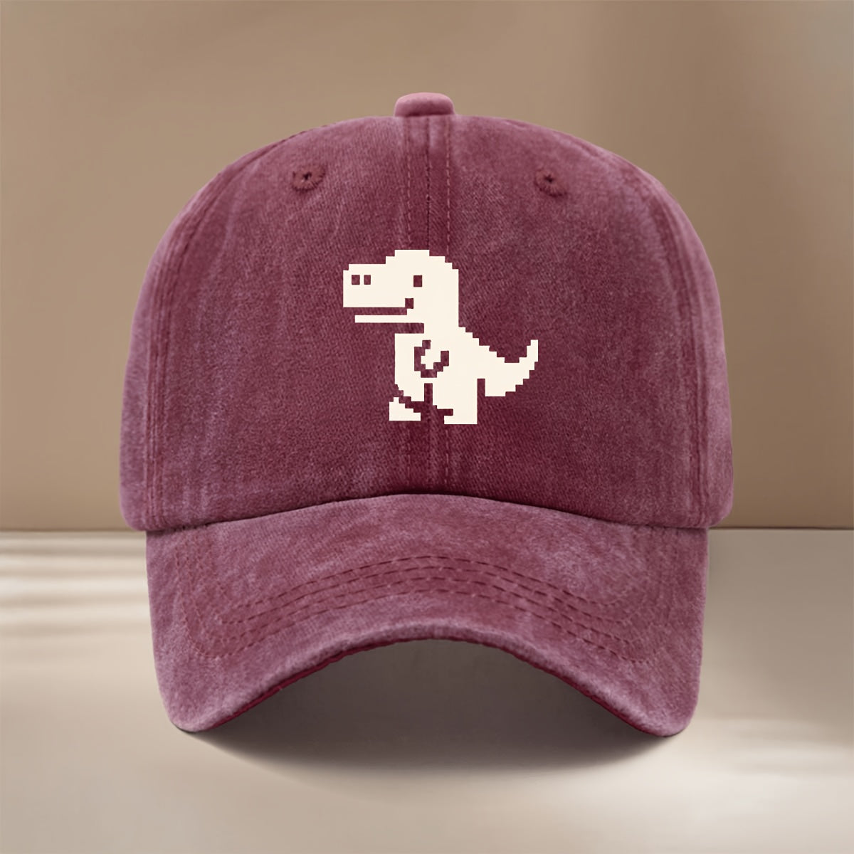 This Is a Baseball Cap with Pixel Art Pattern, Trendy Comfortable Adjustable Size Casual Hat Unisex Lightweight Easy Duckbill Cap Outdoor Sports Dining Camping Matching Fashion Curved Brim Hat Sports Event Cheerleading Matching Style Versatile 6-Pan