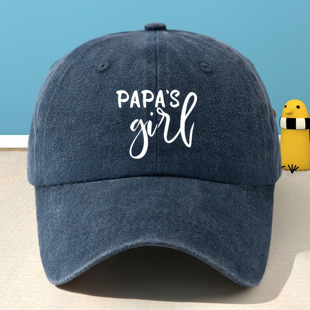 Unisex Printed Baseball Cap Men Women Classic Washed Distressed Vintage Duckbill Hat Outdoor Casual Sports Streetwear Vacation Hat Individual Street Rock Rap Hip-Hop Cap Soft Comfortable Sweat-Absorbing Adjustable Hat