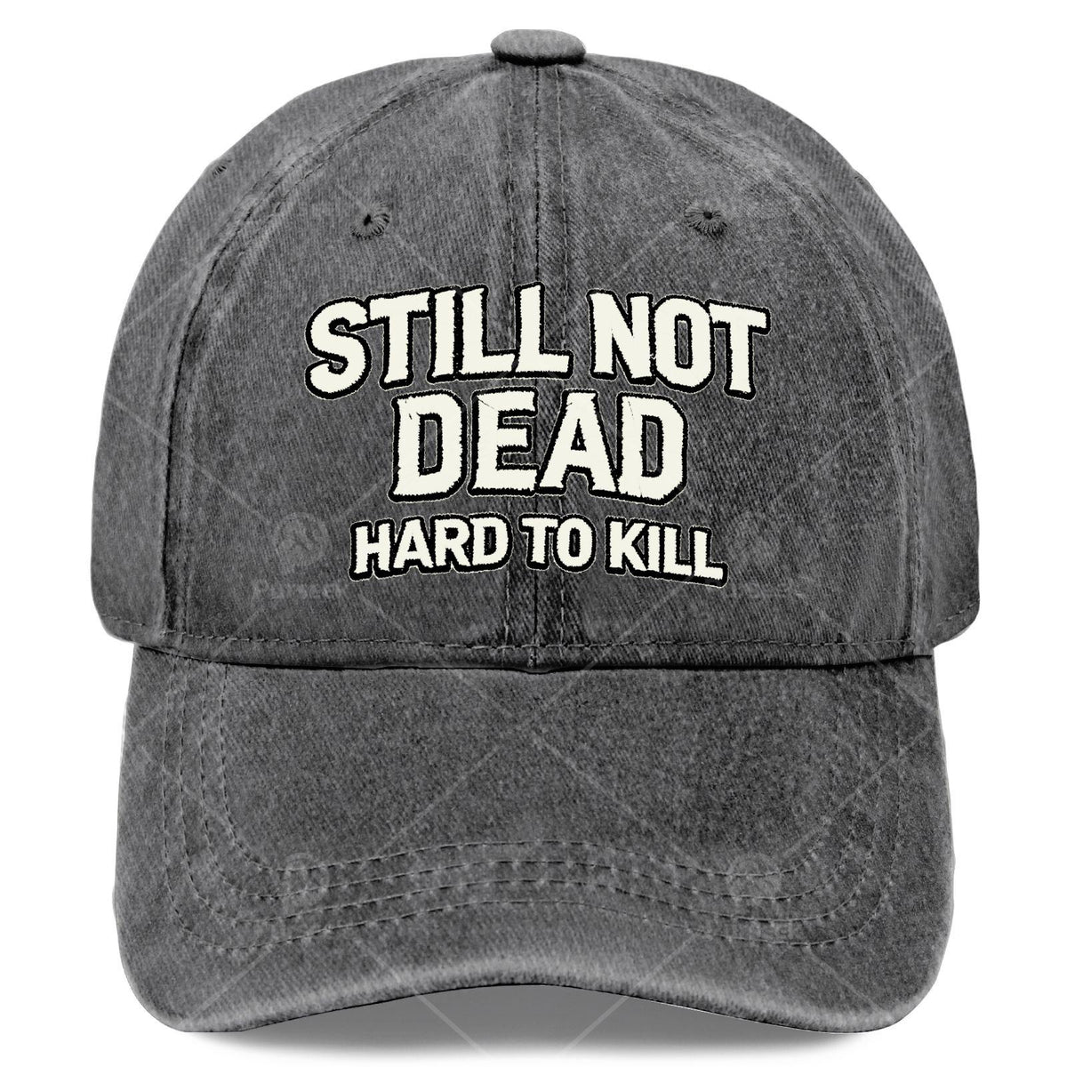 Still Not Dead Retro Baseball Cap for & - Vintage Washed Distressed Unisex Hat with Full-Body Iconic Print, Suitable for Christmas, Games, 4th of Events - Lightweight Round Cap
