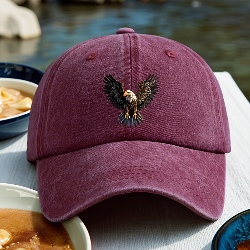 Eagle Spread Wings Print Baseball Cap Men Outdoor Hat Fashion Versatile Hip-Hop Trendy