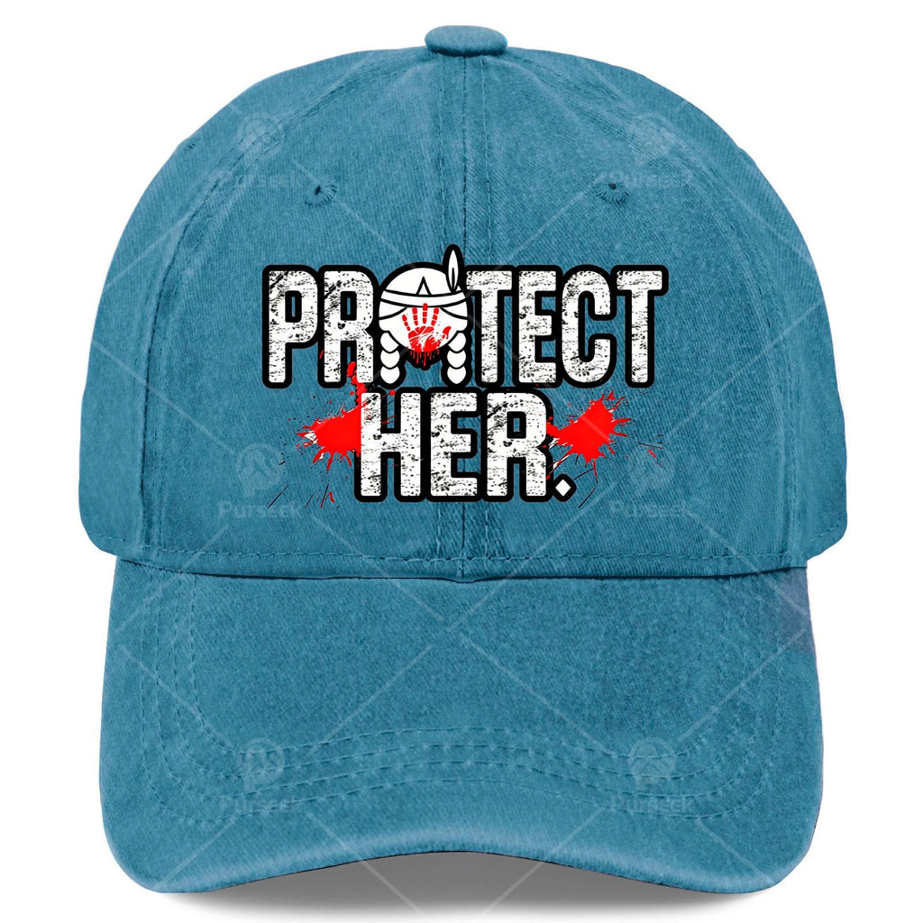 MMIW Awareness Indigenous Women Stolen Sisters Local Art Baseball Hat Unisex