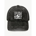 Funny Goat Quote Cap for Men Women Vintage Casual Street Style Hat for Anniversary And Celebration