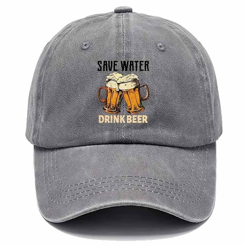 Retro Baseball Cap with Playful Beer Design, Perfect for Outdoor Adventures, Ideal Father's Day Gift