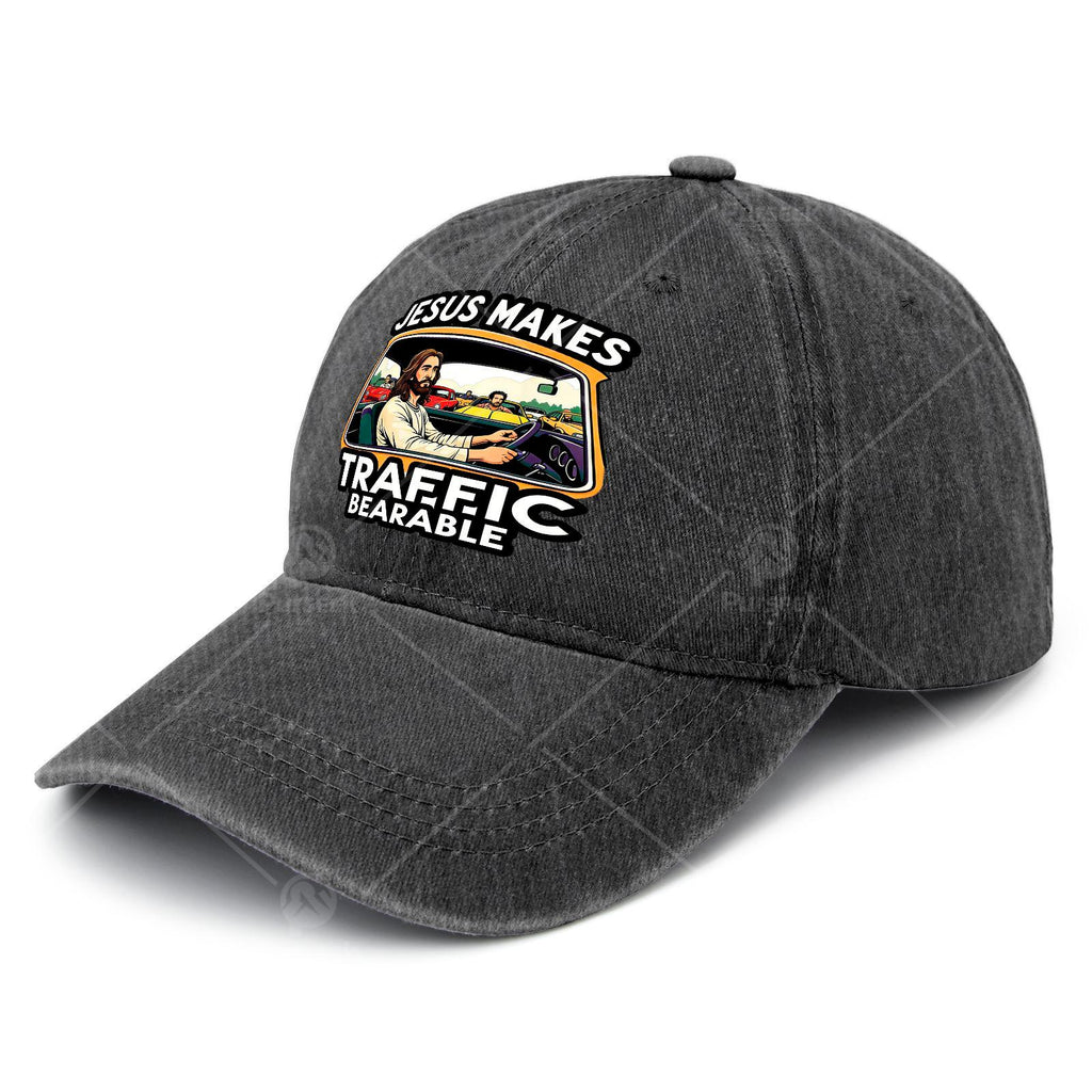Jesus-Themed Baseball Cap Suitable for Christmas, Games & Daily Wear - Vintage Full-Body Religious Print with Jesus &, Lightweight Low-Brim Unisex Cap, Machine Washable for Men & Women, Religious Gifts for Driving & Church