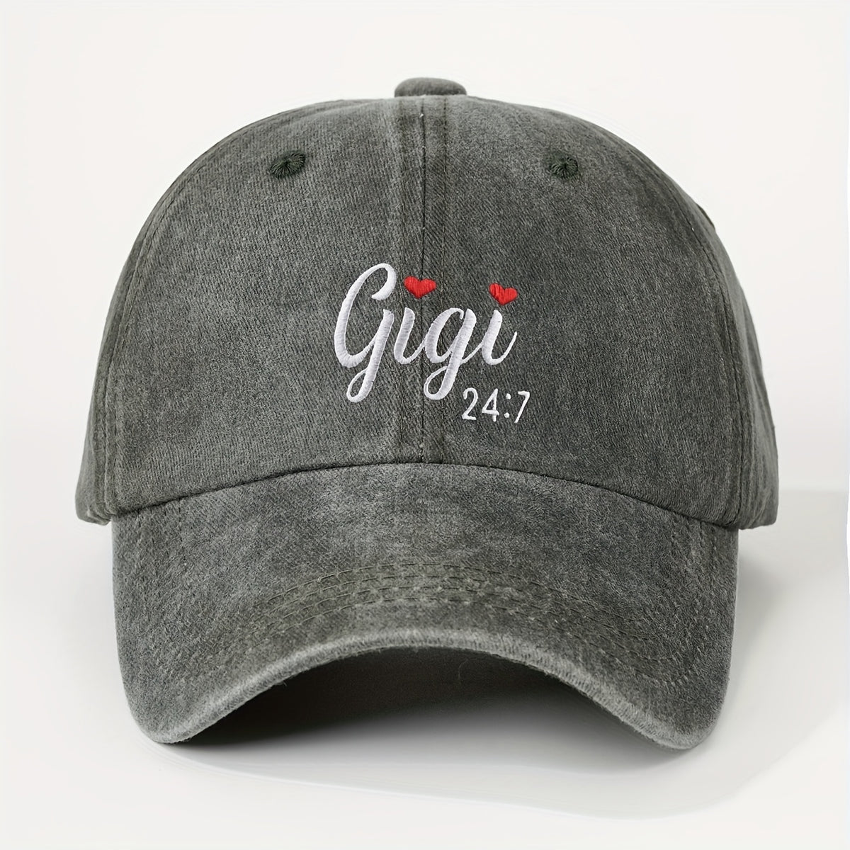 1pc GIGI Washable Baseball Cap, Unisex Trucker Hat, Breathable And Adjustable Golf Cap, Women'S Summer Fashion Curved Brim Cap, Unisex Y2K Couple Style