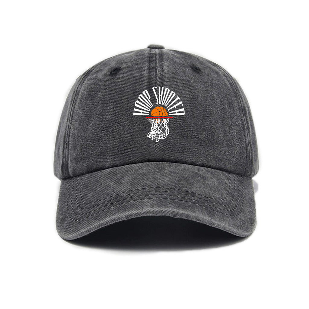 1 Washed Distressed Printed Baseball Cap, Adult Simple Vintage Sun Baseball Cap, Unisex Versatile Washed Distressed Cartoon Print Soft Top Baseball Cap