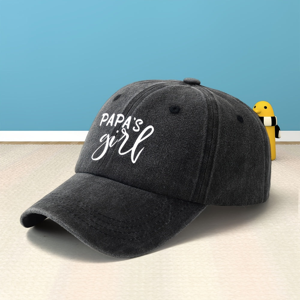 Unisex Printed Baseball Cap Men Women Classic Washed Distressed Vintage Duckbill Hat Outdoor Casual Sports Streetwear Vacation Hat Individual Street Rock Rap Hip-Hop Cap Soft Comfortable Sweat-Absorbing Adjustable Hat