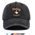 1pc Fun Duck "Feeling Productive" Printed Baseball Cap, Comfortable and Breathable Sun Hat, Stylish, Simple, and Beautiful, Unisex Adjustable Baseball Cap, Trucker Hat, Beach Vacation Hat, Suitable for Outdoor Fishing, Hunting, Vacations