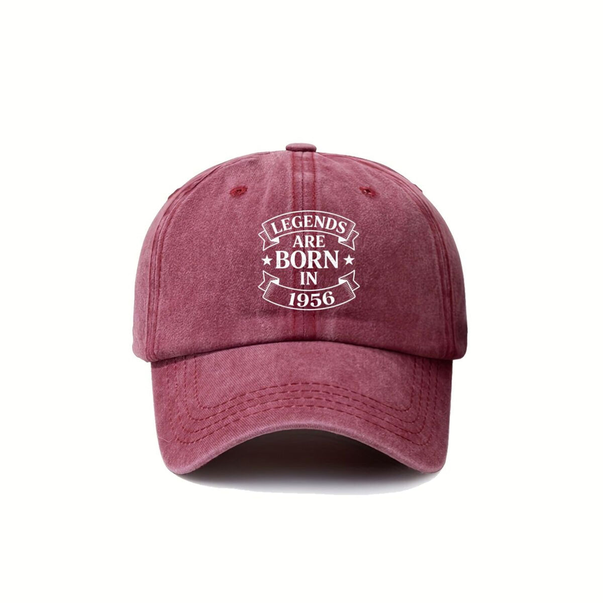 1956s Are Born Vintage Retro Baseball Cap - Unisex Adjustable Pull-String Hat with 1956 Print, Machine Washable Sun Suitable for Outdoor Sports, Casual Wear & Nostalgic Gift for Men and Women