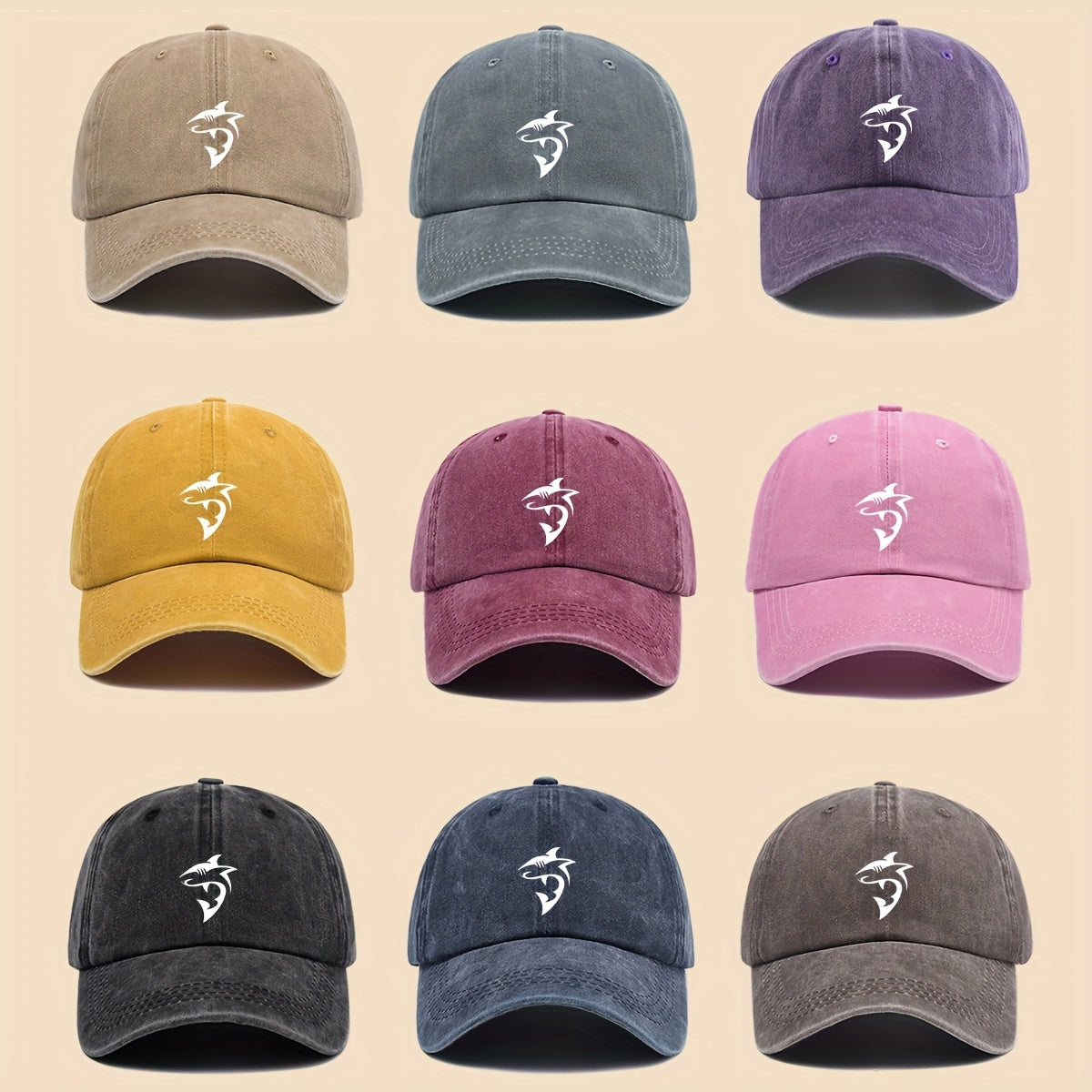 1 Unisex Ocean-themed Baseball Cap with White Shark Print- Breathable and Adjustable Dad Hat, Suitable for Skateboarding, Hiking, and Fishing| Fashionable Outdoor Accessories for Couples, Perfect Gift for Birthdays, Christmas, Halloween, Thanksgiving