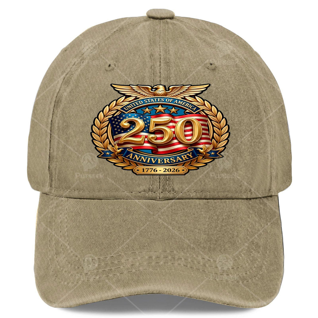 250th Anniversary of American Independence- Unisex American Flag Baseball