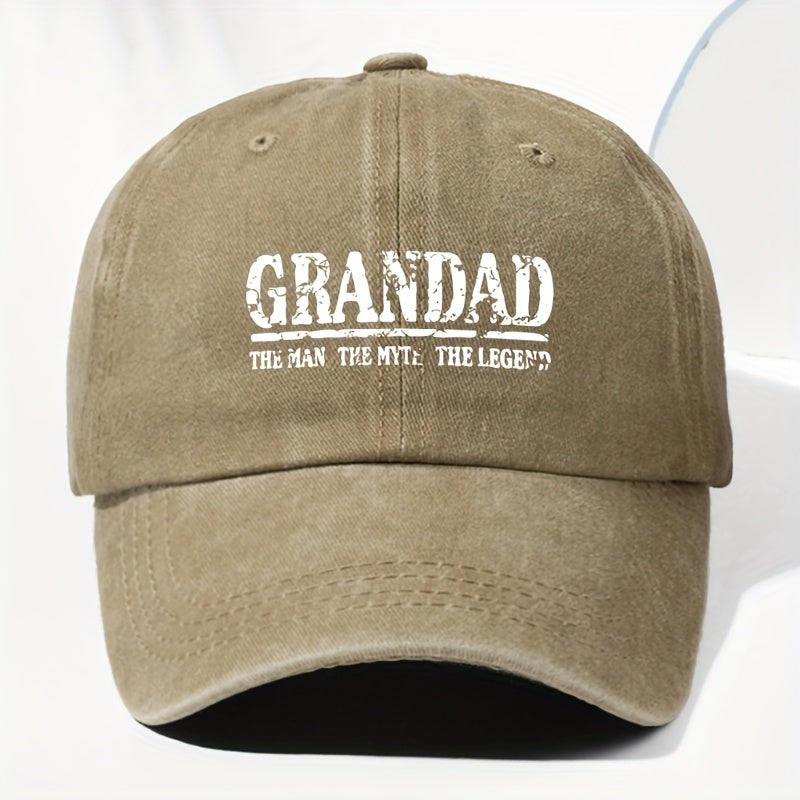 Unisex Letter Print Washed Vintage Baseball Cap, Fashionable Sun Outdoor Hat for Men and Women, Adjustable Trucker Hat Suitable for All Seasons and Daily Wear