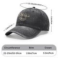 Vintage Washed Unisex Baseball Cap, Decorated with Christian Spanish Embroidery "El Tiempo De Dios", Adjustable Fit, Suitable for Men And Women, Ideal As a Church Faith Gift, for Outdoor Activities, And Everyday Casual Wear, Suitable for a
