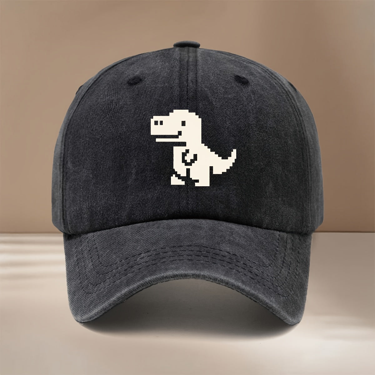 This Is a Baseball Cap with Pixel Art Pattern, Trendy Comfortable Adjustable Size Casual Hat Unisex Lightweight Easy Duckbill Cap Outdoor Sports Dining Camping Matching Fashion Curved Brim Hat Sports Event Cheerleading Matching Style Versatile 6-Pan
