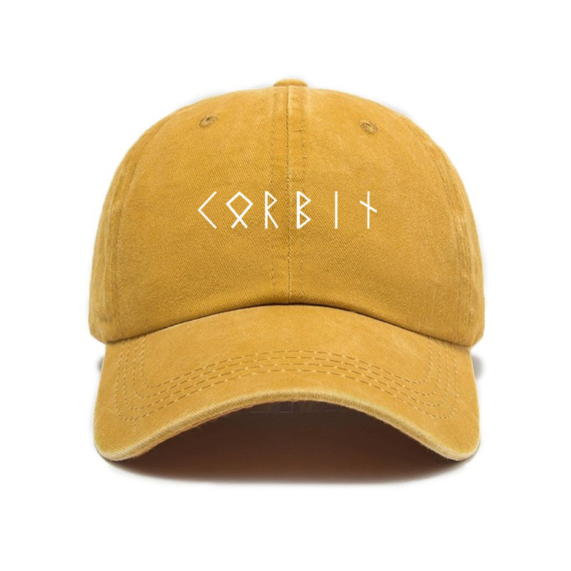 Washed Distressed Printed Baseball Cap Adult Easy Trendy Distressed Letter Style Printed Washed Soft Top Sun Hat Unisex Versatile Hat