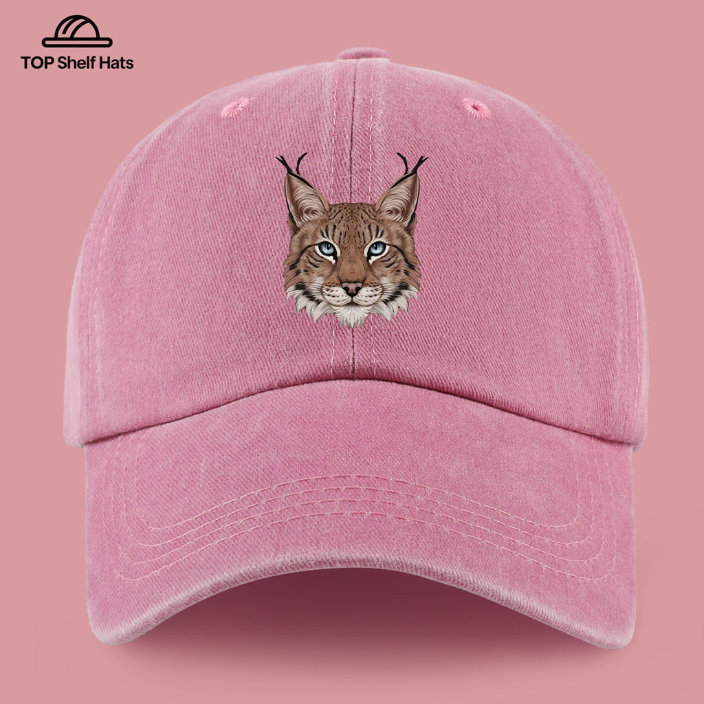 1pc Lynx Pattern Baseball Cap | Lightweight, Comfortable, Breathable, Adjustable Fit, Ideal for Beach Vacations, Casual Outdoor Activities, and Valentine's Day Gifts