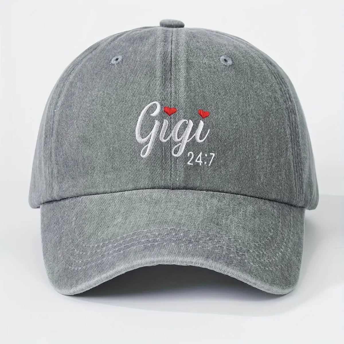 1pc GIGI Washable Baseball Cap, Unisex Trucker Hat, Breathable And Adjustable Golf Cap, Women'S Summer Fashion Curved Brim Cap, Unisex Y2K Couple Style