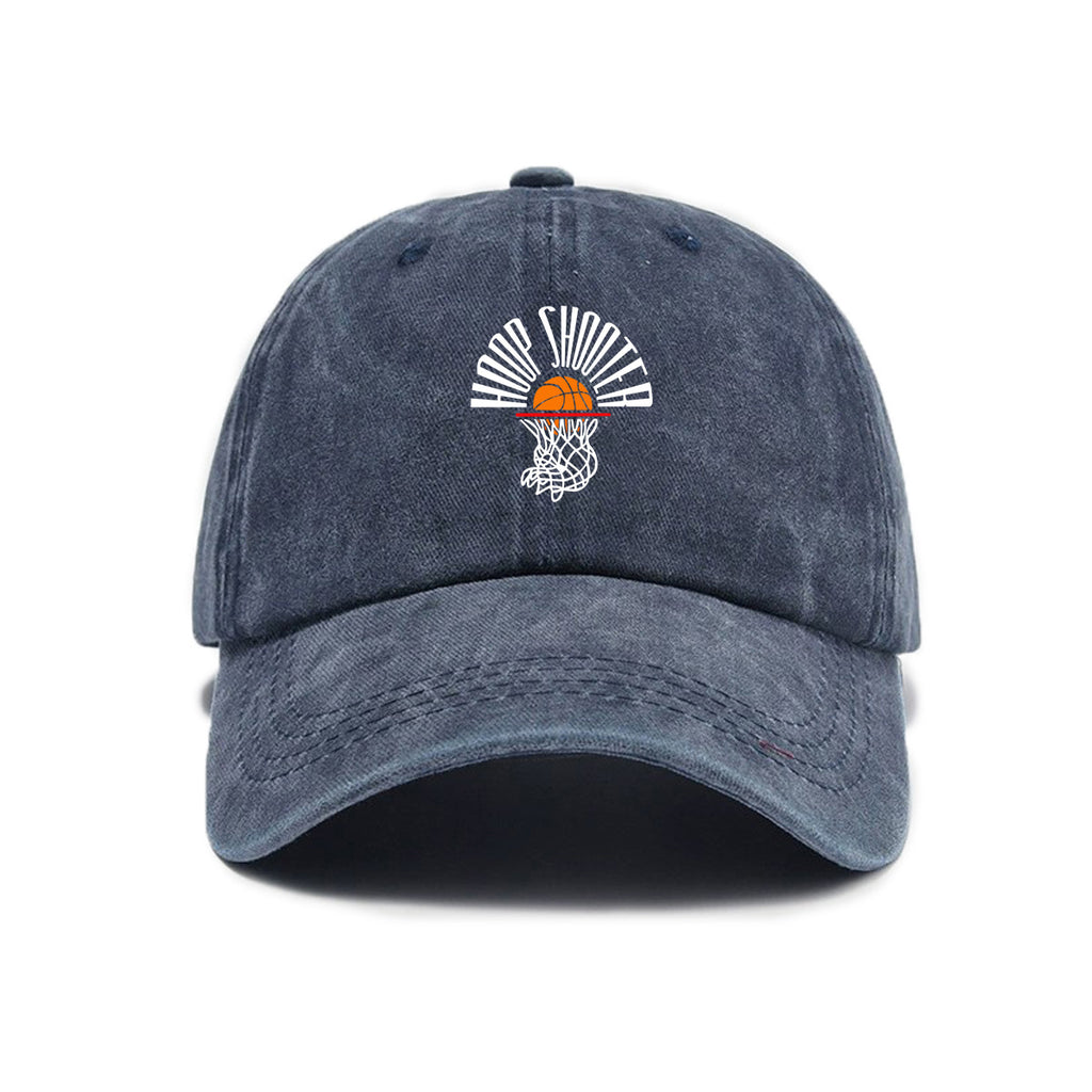 1 Washed Distressed Printed Baseball Cap, Adult Simple Vintage Sun Baseball Cap, Unisex Versatile Washed Distressed Cartoon Print Soft Top Baseball Cap