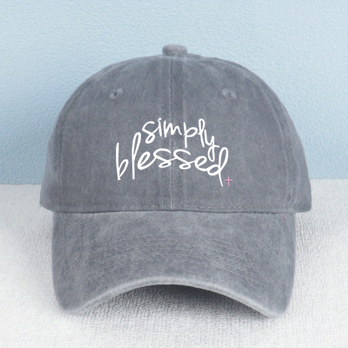 Simple Gospel Print Baseball Cap | Breathable Washed, Adjustable Retro Unisex Street Daily Cap, Lightweight and Comfortable, Multi-Color Choice, Outdoor Headwear, Casual Retro Style, Durable and Wear-Resistant, Hand Wash Care
