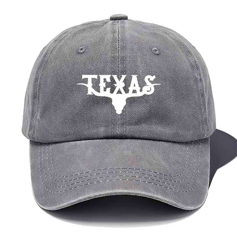 Western-Style Baseball Cap with Bull Head & Texas Lettering - Lightweight Breathable Hat for Men & Women, Green/ - Casual Outdoor, Camping, Travel - Hand Washable Cowboy Hat, Outdoor Headwear, Stylish Headwear, Durable Headwear, Outdoor Enthusiasts