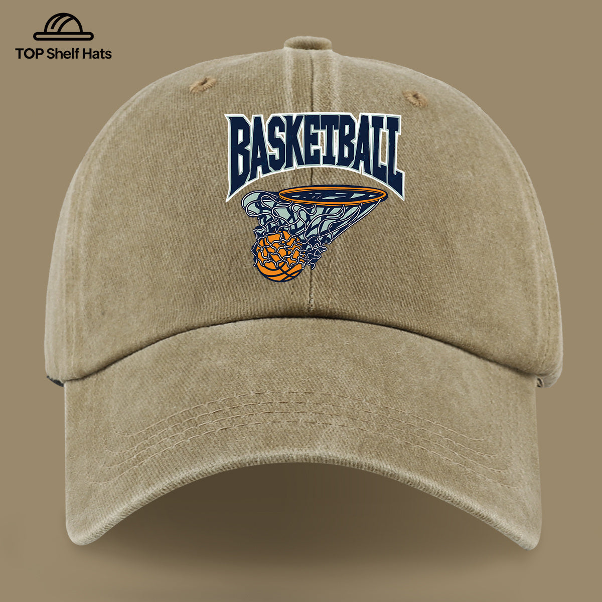 1pc American Retro Basketball Pattern Design Printed Baseball Cap, Lightweight Comfortable Breathable Adjustable Size, Black PAPA Truck Driver Retro Dad Hat, Mom Beach Vacation Sun Hat, Youth Couple Outdoor Skate Hat