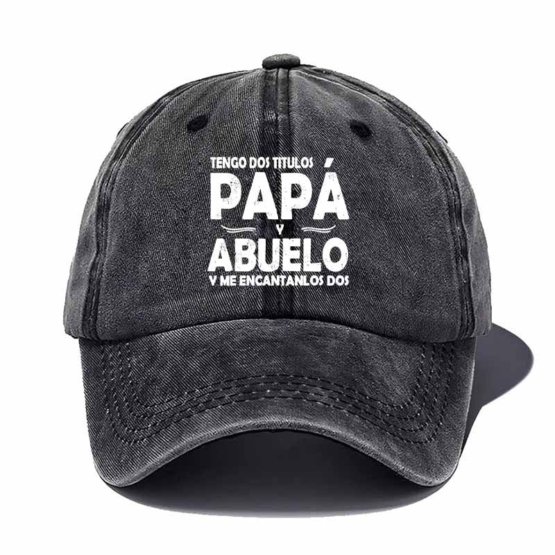 Elegant Spotted Casual Baseball Cap - Minimalist Title Text Hat Suitable for Father's Day, Teacher Gifts, Back-to- & Graduation Events