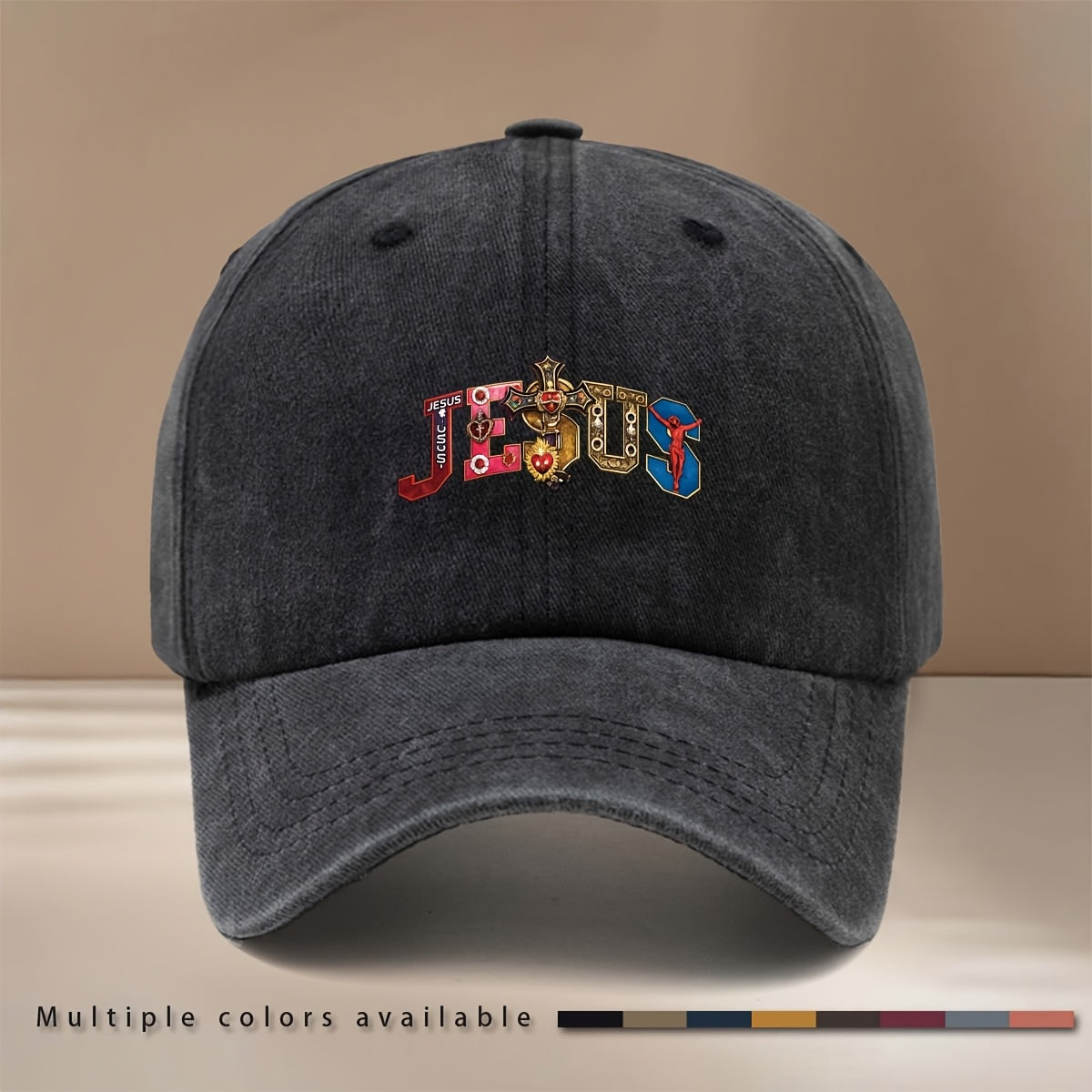 This Is a Baseball Cap with a Gemstone Pattern, Trendy, Comfortable, Adjustable Size, Duck Tongue Hat, Unisex, Lightweight, Personalized Curved Brim Hat, Suitable for Outdoor Sports, Dinners, Camping