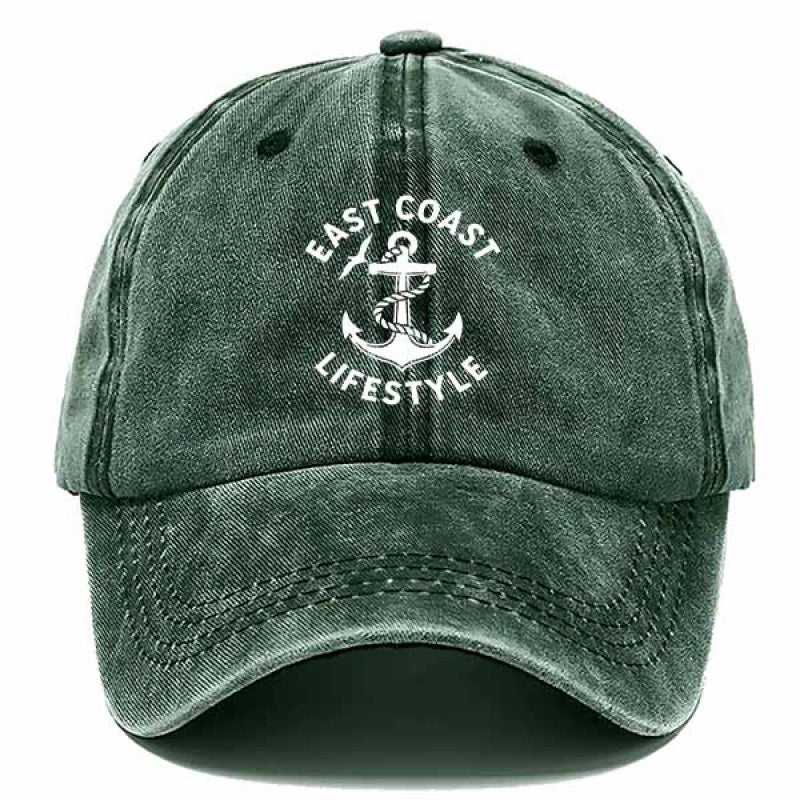 Nautical Anchor & Seagull Baseball Cap - Coastal Beach Hat Suitable for Summer Vacations, Outdoor Activities, Back-to, Graduation Gifts, Casual Cap for with Nautical