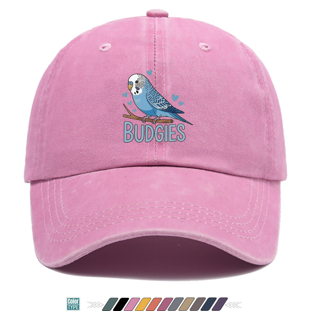 1pc Cute and Soothing Parrot Pattern Printed Baseball Cap, Black Papa Trucker Hat, Breathable and Comfortable, Solid Color Simple Vintage Soft Top Dad Hat, Adjustable Size, Unisex, All-Season Sun Hat, Multiple Colors Available, Youth Couples