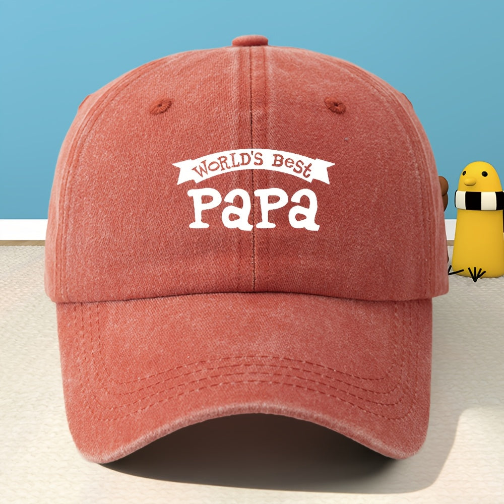 Unisex Printed Baseball Cap, Classic Washed Distressed Vintage Duckbill Cap for Outdoor, Casual, Sports, Shopping, and Vacation,  Street Rock Rap Hip-Hop Hat, Soft, Comfortable, Sweat-Absorbent, Adjustable Cap