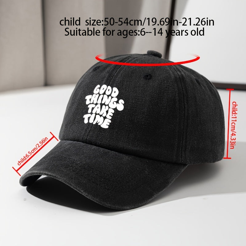 Stylish and Multifunctional Baseball Cap with a Boy's Printed Pattern, Suitable for Both Men and Women